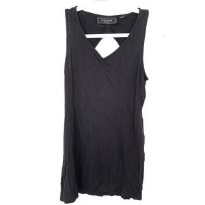 Fletcher by Lyell Black Sleeveless Cutout Mini Dress S